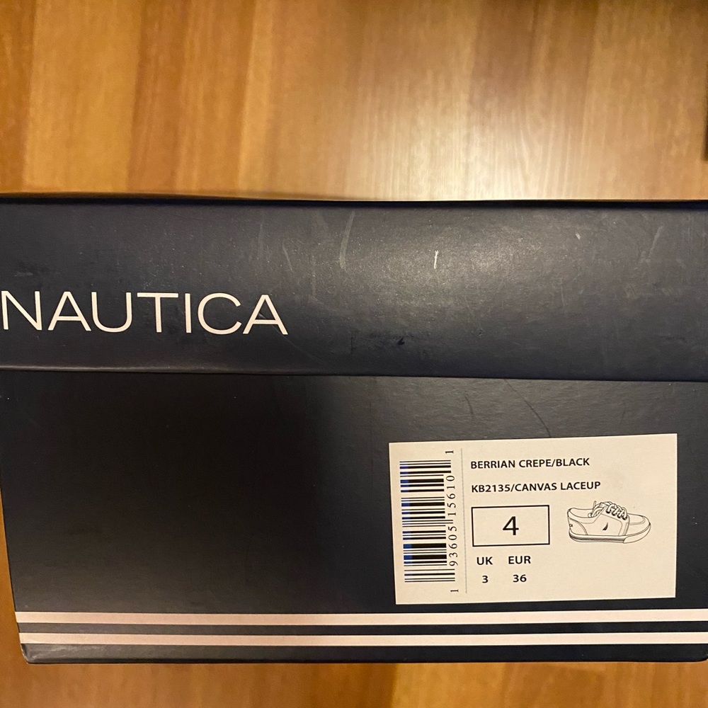 ππ Nautica Boys Berrian Crepe Lifestyle Athletic and Training Shoes - Picture 5 of 7